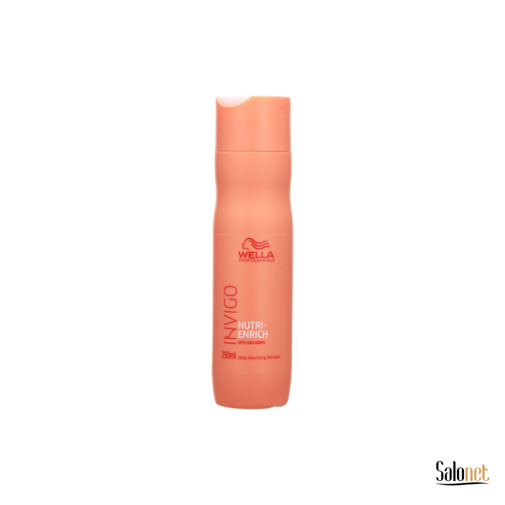 Kit Wella Invigo Nutri-Enrich Shampoo Condicionador Máscara Hidratação Brilho Maciez