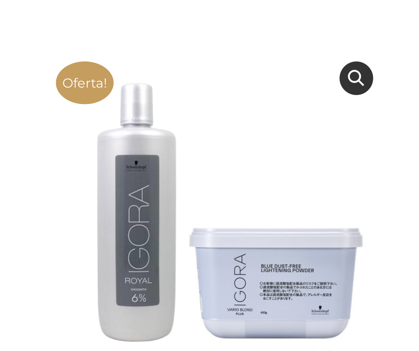 Kit Água Oxigenada + Pó Descolorante
Igora Schwarzkopf