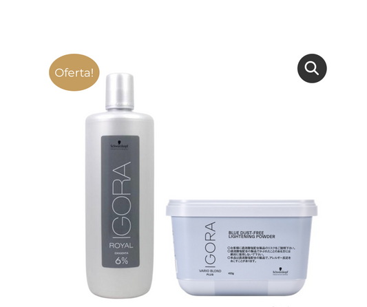 Kit Água Oxigenada + Pó Descolorante
Igora Schwarzkopf