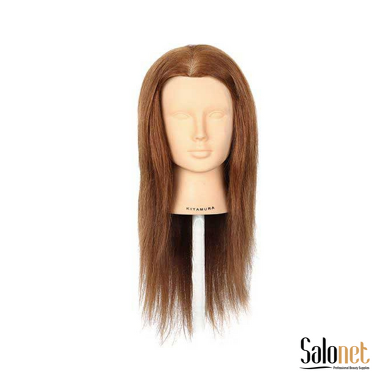 Manequim de Treinamento para Penteados Kitamura Cabelo Humano 100% Liso